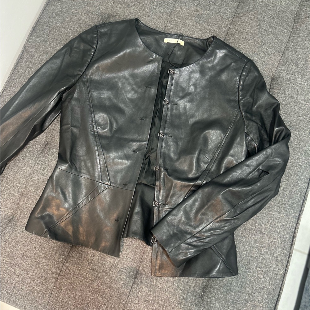 Soft calfskin leather Paule Ka Jacket